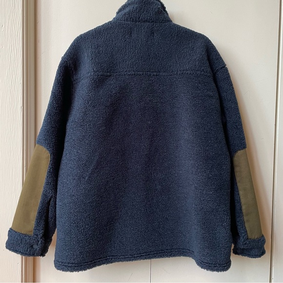 ZARA CONTRASTING POLAR FLEECE OVERSHIRT
8-9 YEARS (51,18 INCHES) | NAVY - Picture 3 of 6